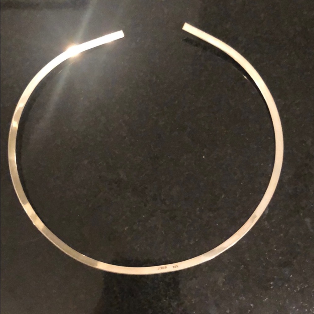 Silver Choker Necklace